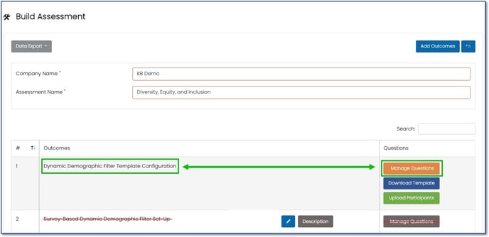 Adding Demographic Filter Questions for Pre-populated Responses