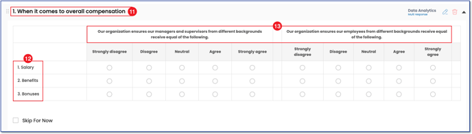 Multi Response Question Preview