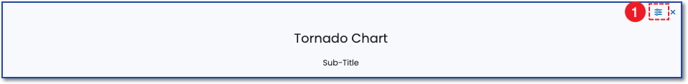 Click to open the Tornado chart control panel