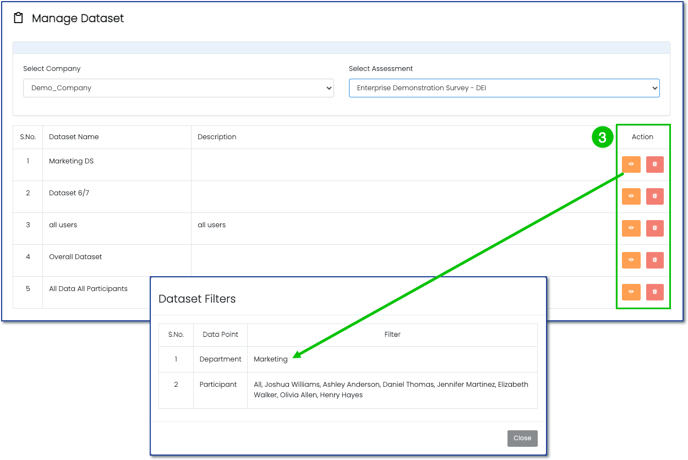 Manage Dataset