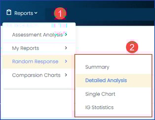 report menu